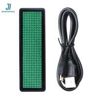 JM [LOCAL] ป้ายไฟ LED ดิจิทัลขนาดเล็กแบบตั้งโปรแกรมได้เลื่อนได้ป้ายชื่อข้อความ