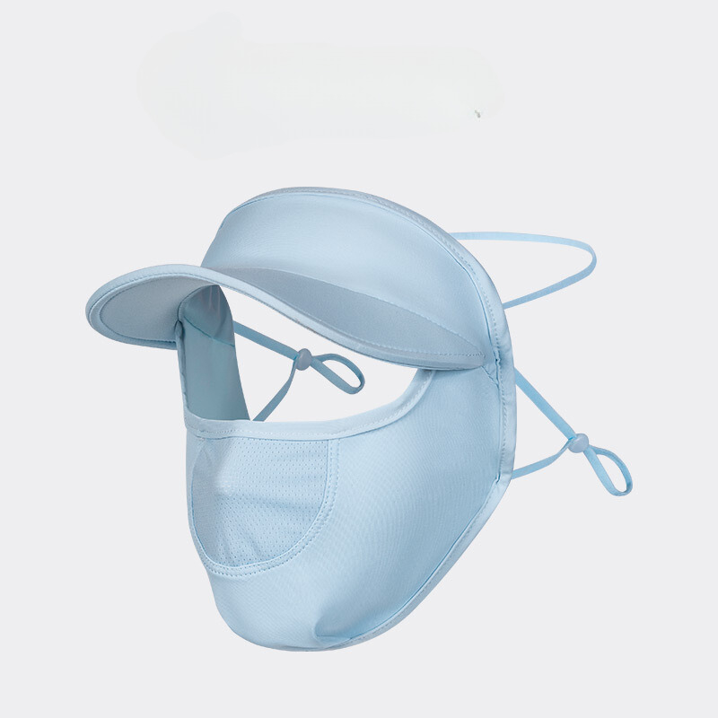 Khẩu Trang Kèm Mũ Chống Nắng Bịt Kín Mặt 360 Độ Có Khả Năng Chống Nắng Ngăn Tia UV Đến 99% Bảo Vệ Da Hushop - 3