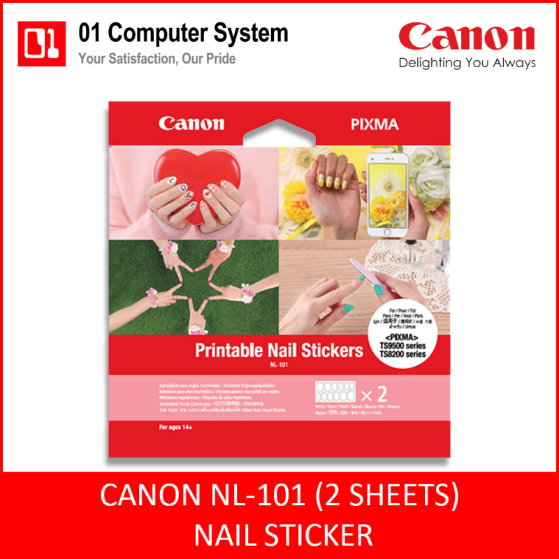 Canon NL-101 Printable Nail Sticker for Canon PIXMA TS9570 and TS8270 Singapore