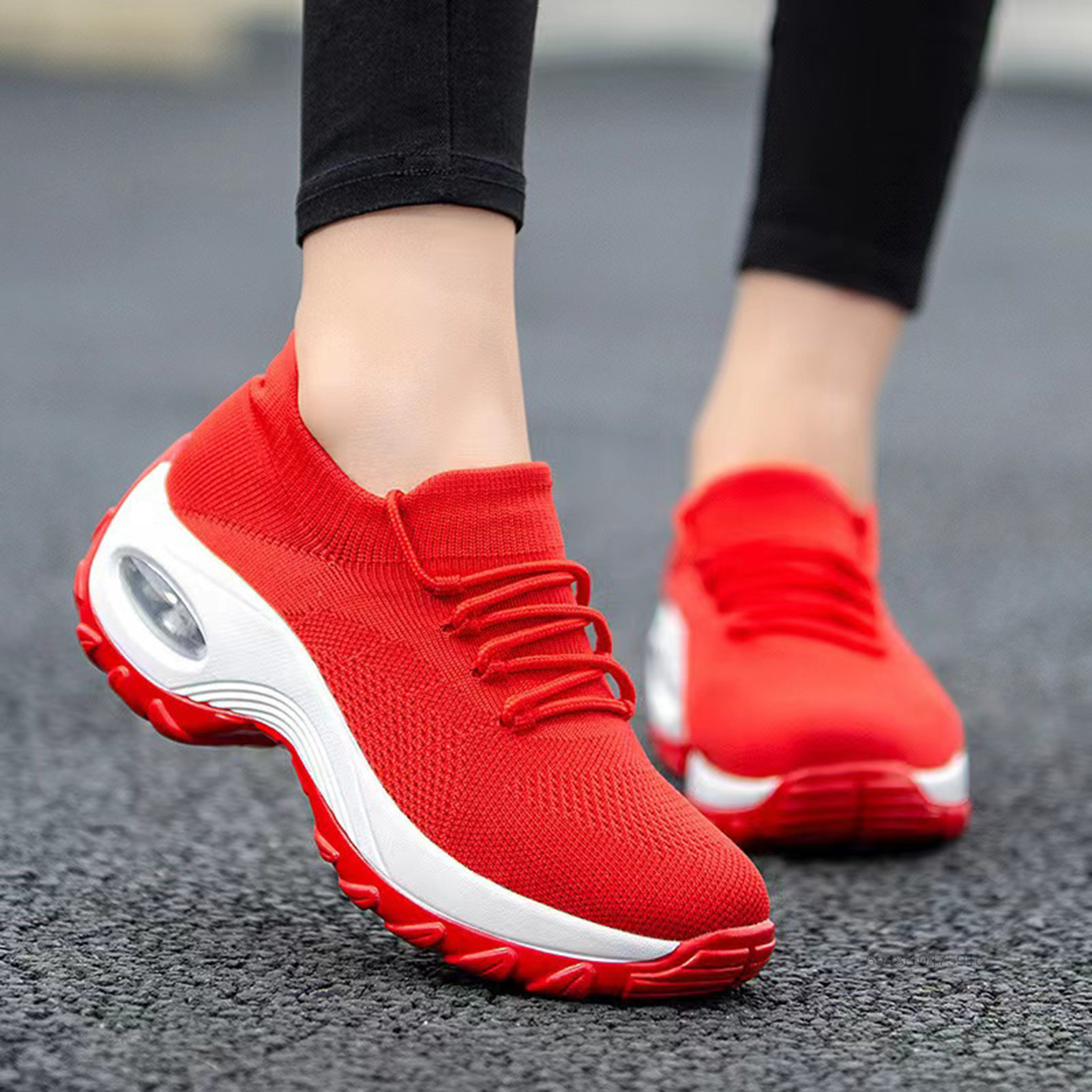 Giày Sneaker Thể Thao Slip On Nữ Siêu Nhẹ Mùa Hè Chạy Bộ Cho Nữ Đi Làm Hàng Ngày JS-026-VN - 3