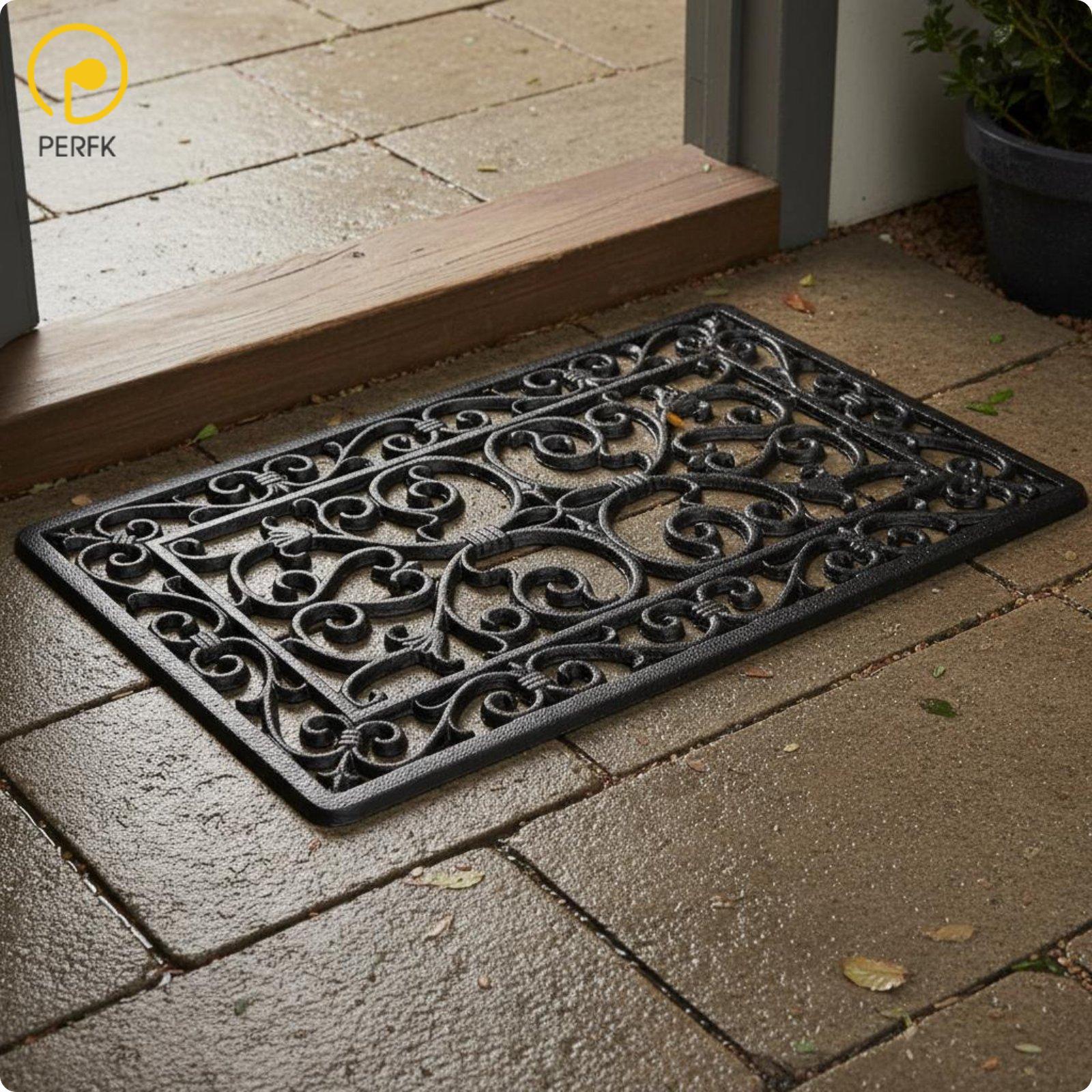 Cast Iron Mat Rustic Anti Slip Stair Mat Decorative Household Decor for Outdoor, Stairs ราคา 13,154 บาท*ส่งฟรี
