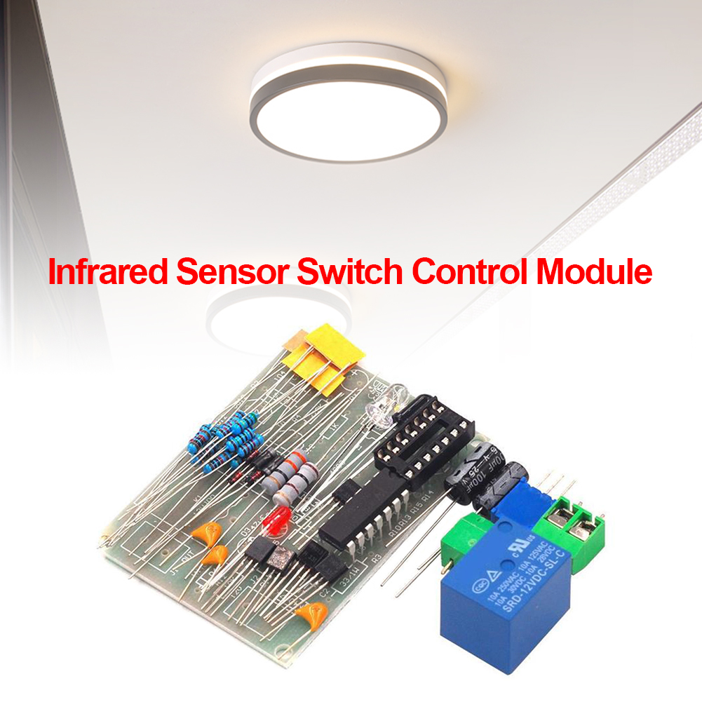 Infrared Proximity Switch DIY Kit 0-40s Delay Automatic Faucet IR Sensor Module ราคา 72 บาท*ส่งฟรี