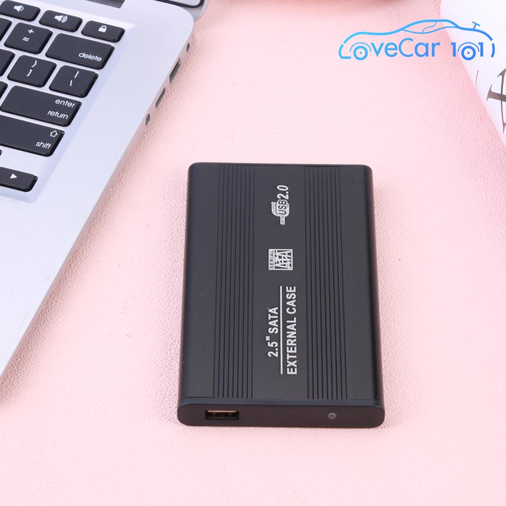 2.5 inch Hard Disk Case Aluminum Alloy SATA USB2.0 External Hard Drive Case ราคา 37 บาท*ส่งฟรี