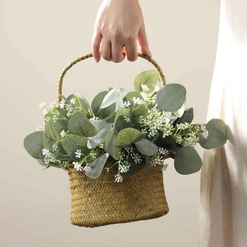 №AGAIN№ Artificial Eucalyptus Leaves Decorate Weddings, Valentines, And Cafes ราคา  395 บาท*ส่งฟรี