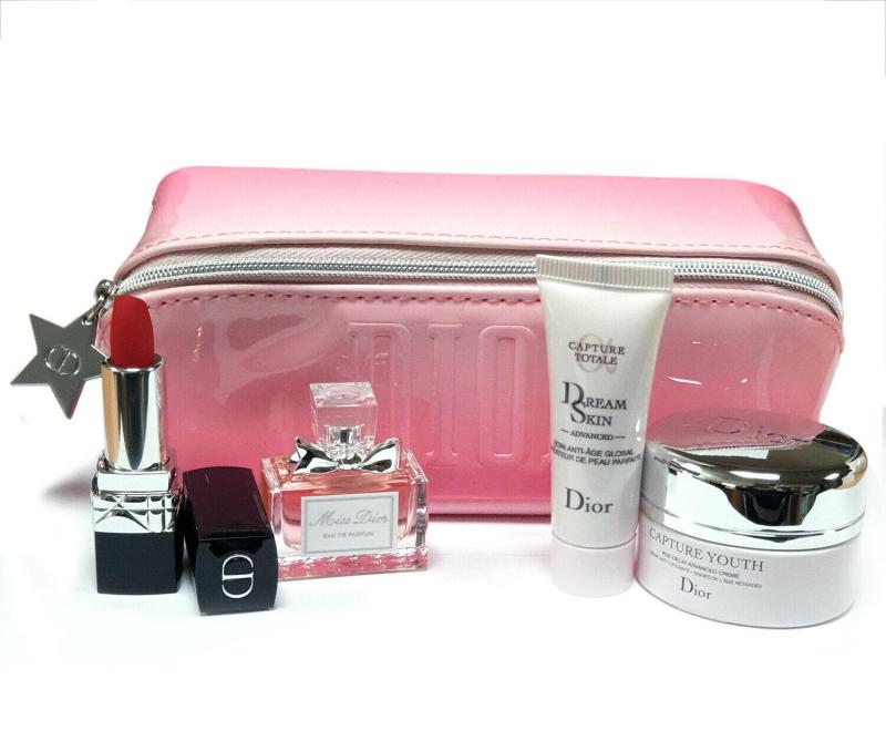 Buy Dior Gift Set With Rouge 999 (447652 - 4 Pcs + 1 Pouch) Singapore