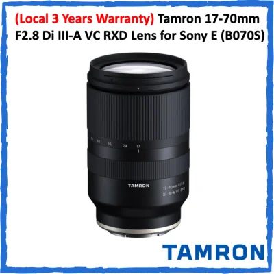 (Local 3 Years Warranty) Tamron 17-70mm F2.8 Di III-A VC RXD Lens for Sony E (B070S)