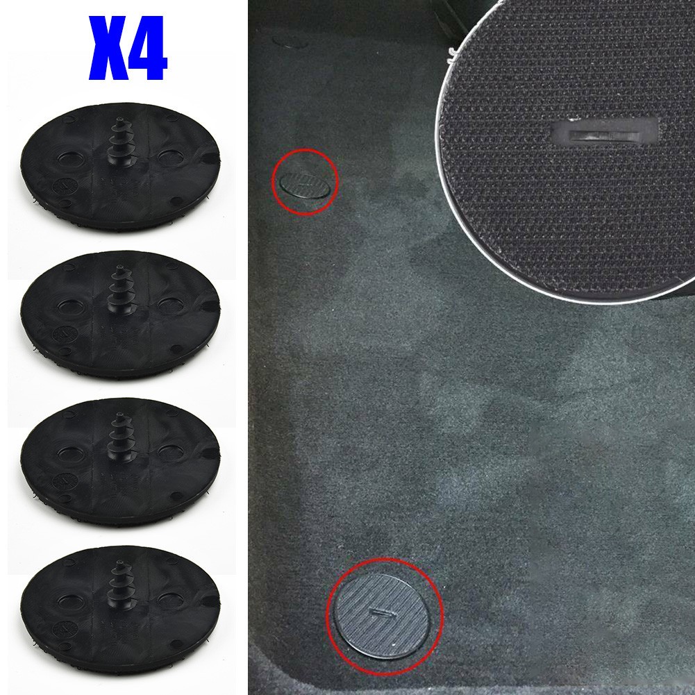 【BONJOY】 Keep Your Carpets in Place with 4x Floor Mat Clips for and For Mini Cars