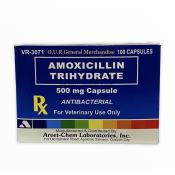 10 Capsules Amoxicillin Trihydrate Arvet Chem Amox500