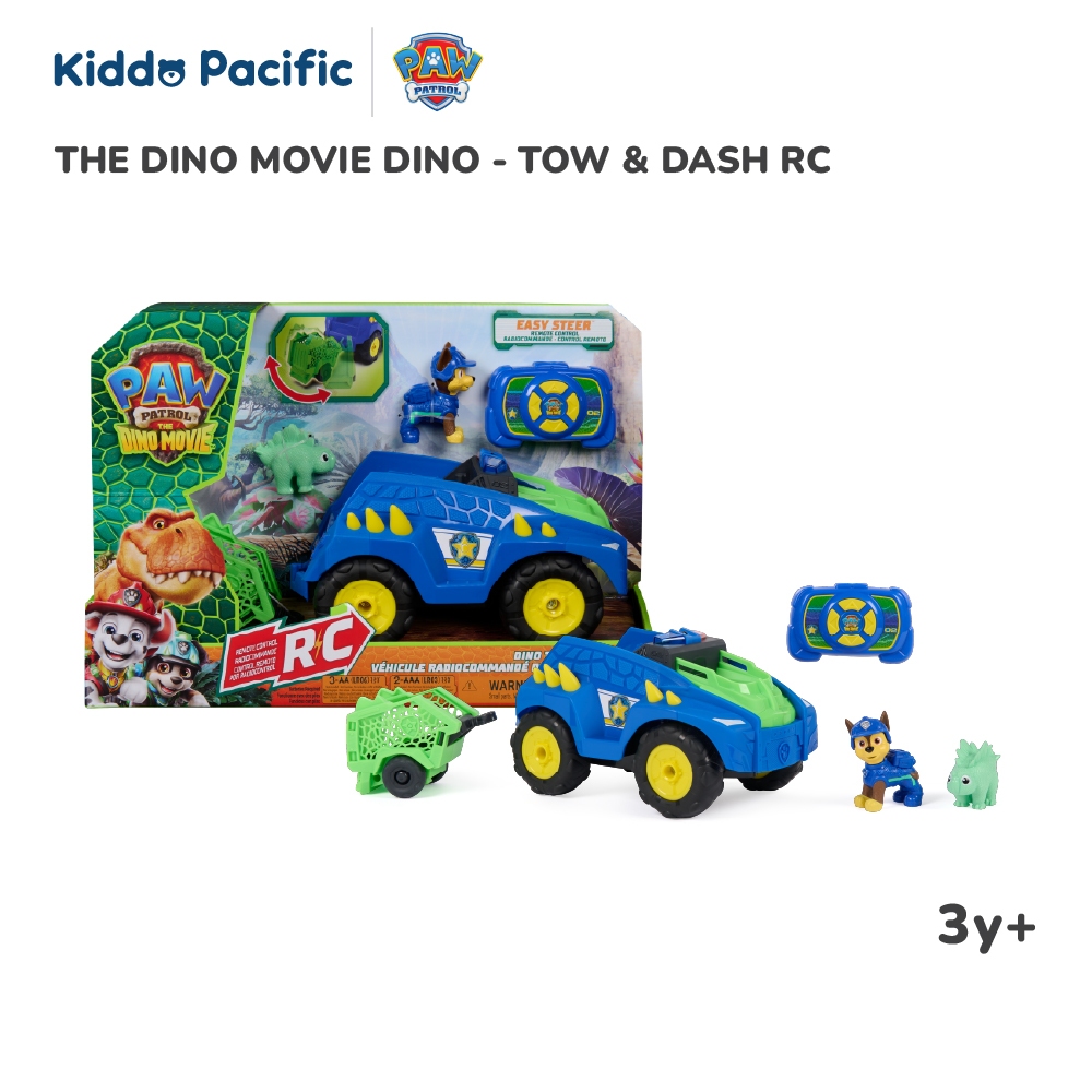 PAW PATROL THE DINO MOVIE DINO - TOW & DASH RC ของเล่นรถบังคับวิทยุสุดเท่ ราคา 2,495 บาท*ส่งฟรี