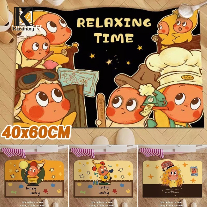 Keranixy Cod Star Pattern Bathroom Floor Mat 40×60cm Twinkle Twinkle Cute Pattern, Diatomite, Good Water Absorption, Non-Slip, Durable. ราคา 60 บาท*ส่งฟรี