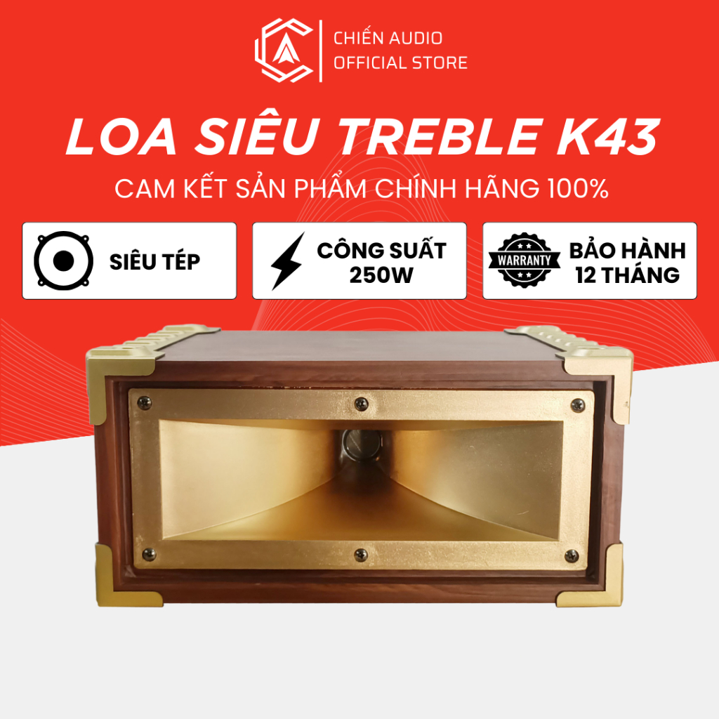 Loa hát karaoke treble rời nghe nhạc JBL, dàn âm thanh loa chép kèn thùng gỗ có phần tần chống cháy K43