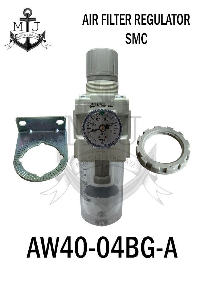 PROMO- AIR FILTER REGULATOR AW40-04BG SMC DRAT 1/2” MANUAL Harga 1,483,000 rupiah*Gratis Ongkir