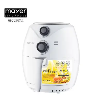 Mayer 2.6L Air Fryer (MMAF68)/black/red/white/healtier/less oil/smoke less/easy cleaning/easy storage/suit for 6-8pax/1 year warranty