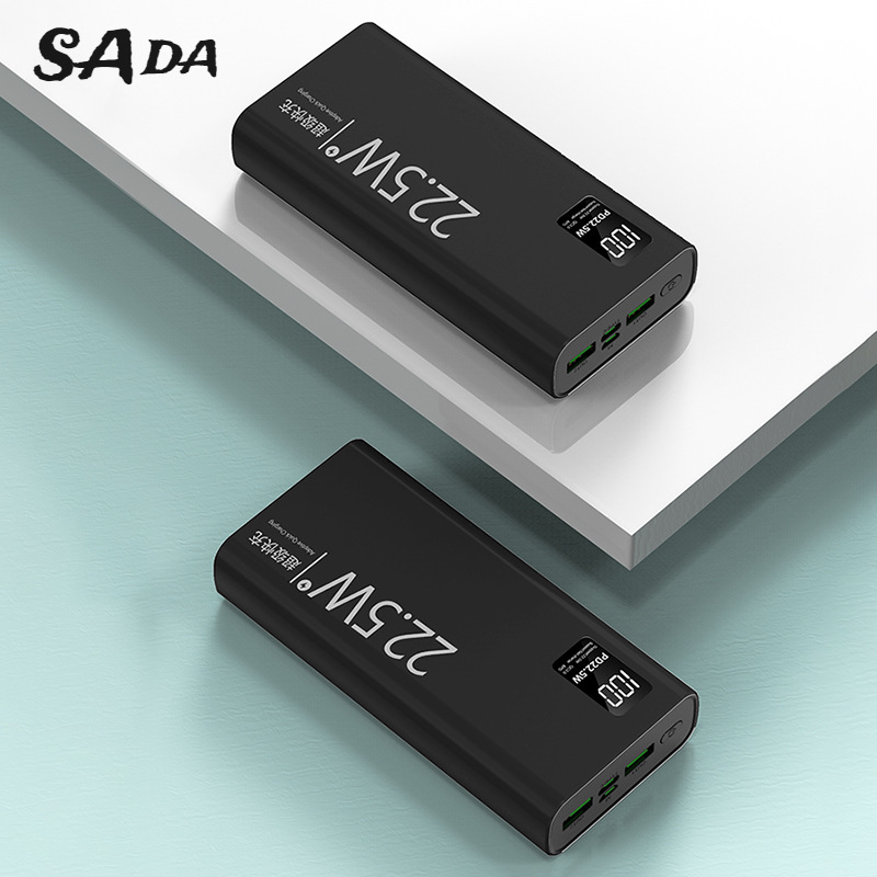 SADA 20W siêu hai chiều sạc nhanh sạc dự phòng dung tích lớn 20000 mAh siêu mỏng sạc dự phòng di động sạc dự phòng