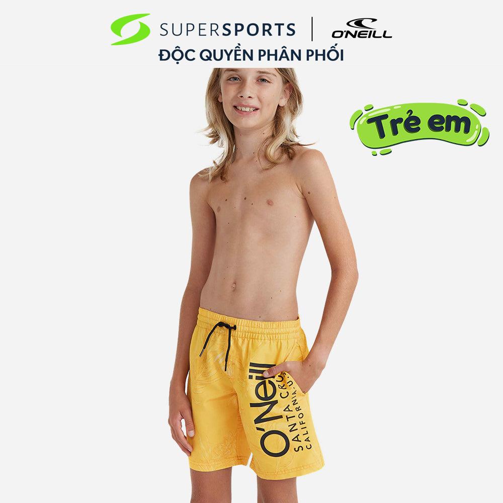 O'Neill Mix & Match Cali Floral Boys' Beach Shorts 13'' - Yellow - 4800073-32025