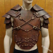 European Medieval Leather Armor Viking Warrior Costume - 