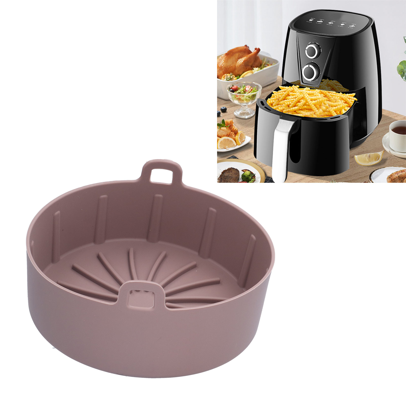 Nồi chiên Giỏ Silicon tái sử dụng nồi cho nhà hàng cho nhà bếp đối với trang chủ