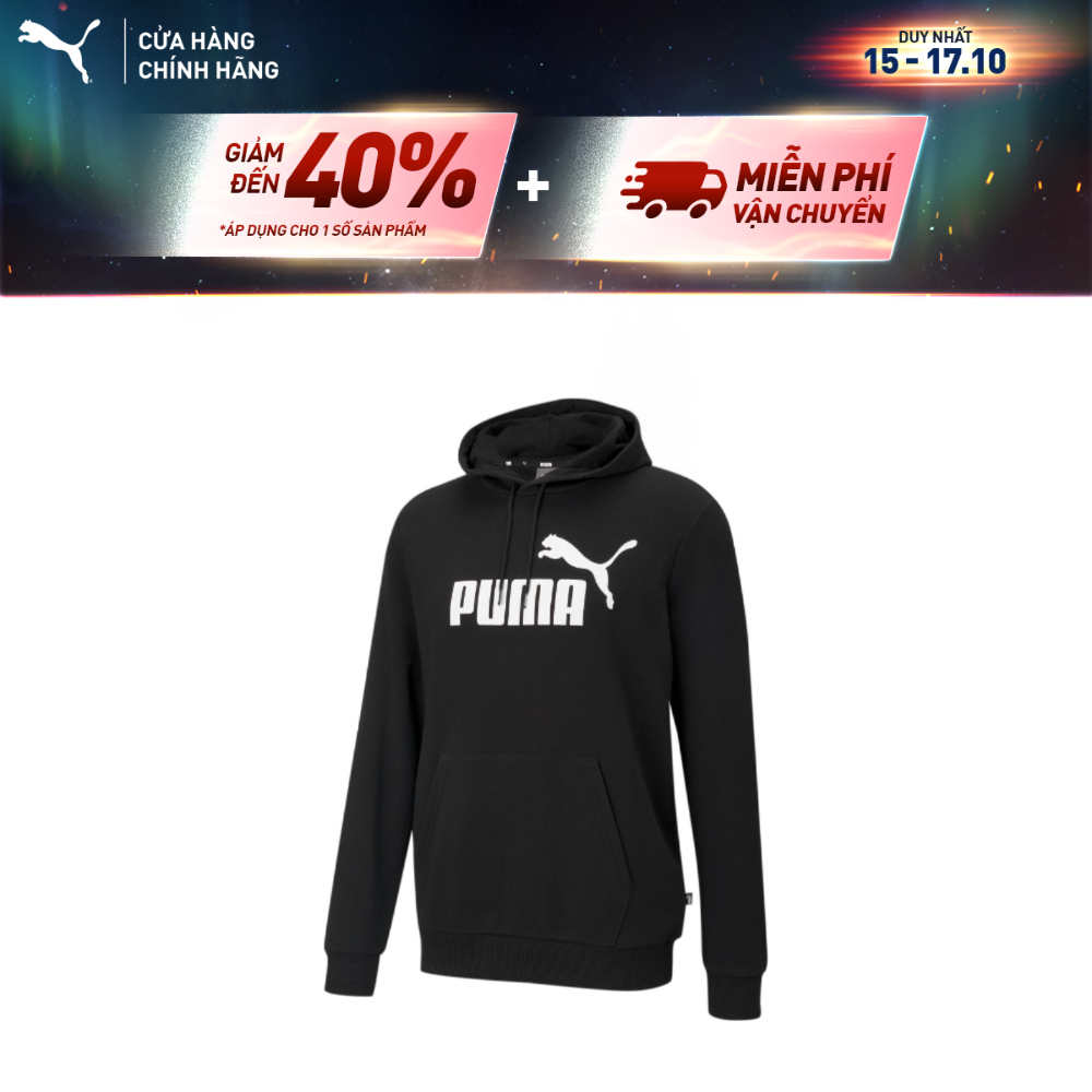 Áo Khoác Hoodie PUMA Nam Logo Lớn Essentials