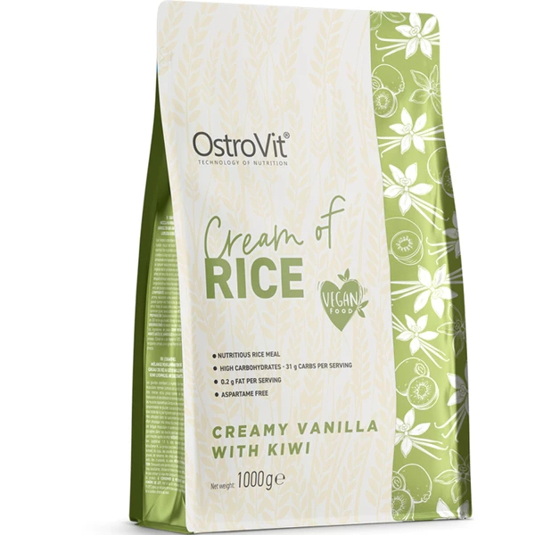 1 TÚI GIAO MÙI NGẪU NHIÊN - OstroVit Cream Of Rice 1kg – Bột Gạo Ăn Kiêng Dạng Kem – Dễ Tiêu, Dễ Pha, Phù Hợp Tăng Cân Siết Cơ - Giàu tinh bột phức giúp no lâu, nạp năng lượng sạch cho cơ bắp - Không gây đầy bụng, không gluten, không lactose