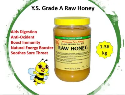 Y.S. Eco Bee Farms, U.S Grade A Raw Honey 1.36kg