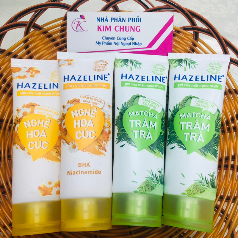 Sữa rửa mặt Hazelin