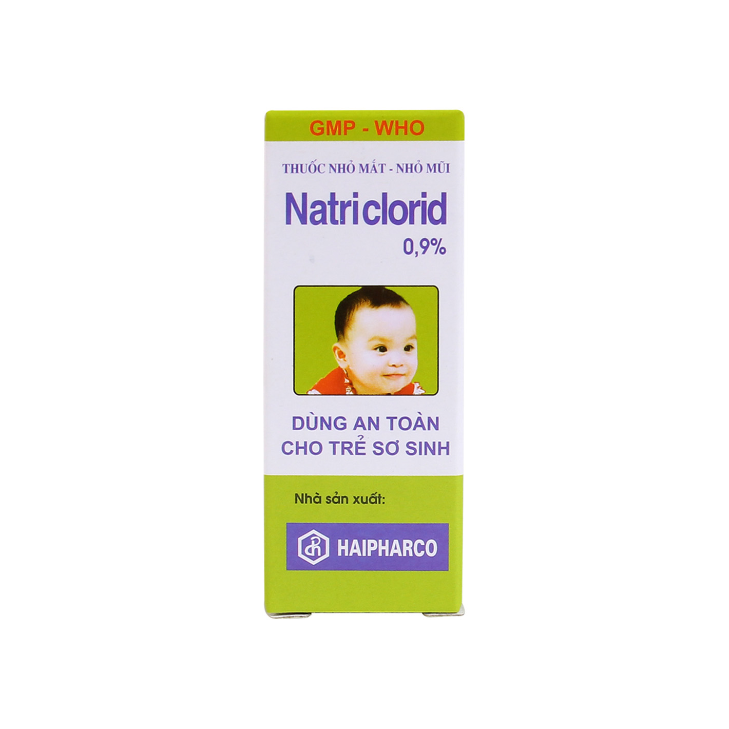 Nhỏ mắt, mũi Natriclorid 0,9% HP