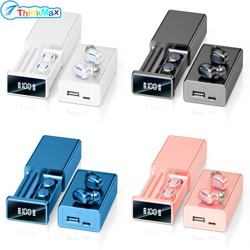 2023!!A22 Wireless Earbuds In-Ear Stereo Headphones With Charging Case Noise Canceling Touch Control Earphones For Sports Working