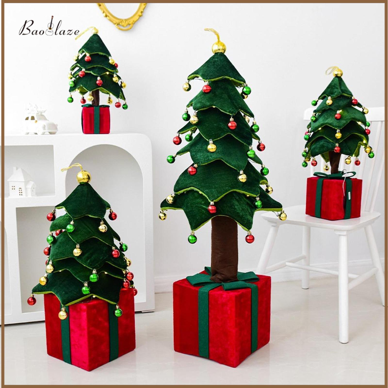 Artificial Christmas Tree Christmas Decoration Festival Gift Cloth Home Decoration Tabletop Centerpiece for Bedroom Table ราคา 1,765 บาท*ส่งฟรี