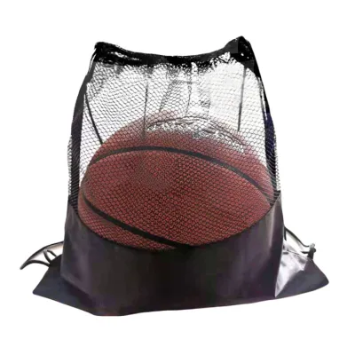 KNEEOIS Portable Storage Bags Soccer Football Storage Backpack Mesh Bag Basketball Cover Basketball Bag