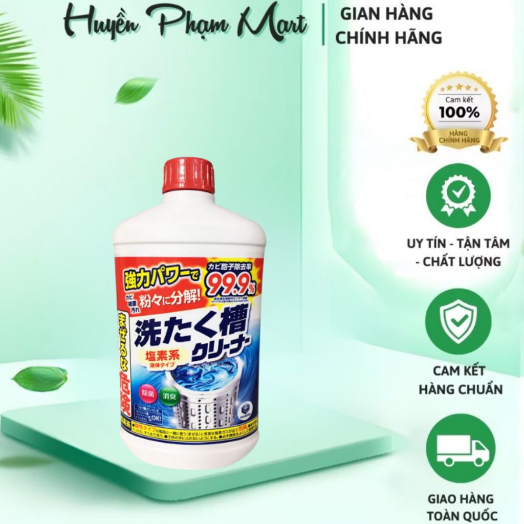 Nước tẩy vệ sinh lồng máy giặt Daiichi Sekken 99.9% Nhật Bản 550g