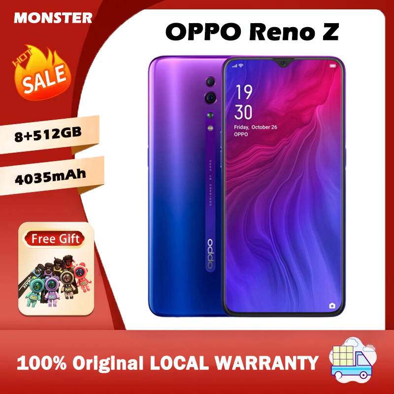 Oppo Reno Z Phone Original 8G RAM + 512G ROM Legit and New Smartphone 6.4” Full HD Screen Android Phone 1Year Warranty