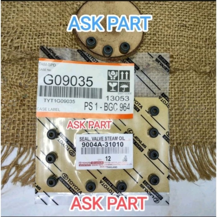 SEAL SIL KLEP VALVE OIL TOYOTA AGYA AYLA SIRION 1000cc 1.0 HARGA 1SET 1KRDE Harga  83,750 Ringgit*Penghantaran Percuma