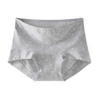 Yingbao New Womens High Waisted Cotton Underwear Soft Breathable Panties Stretch Briefs Ladies Panties Full Coverage Briefs