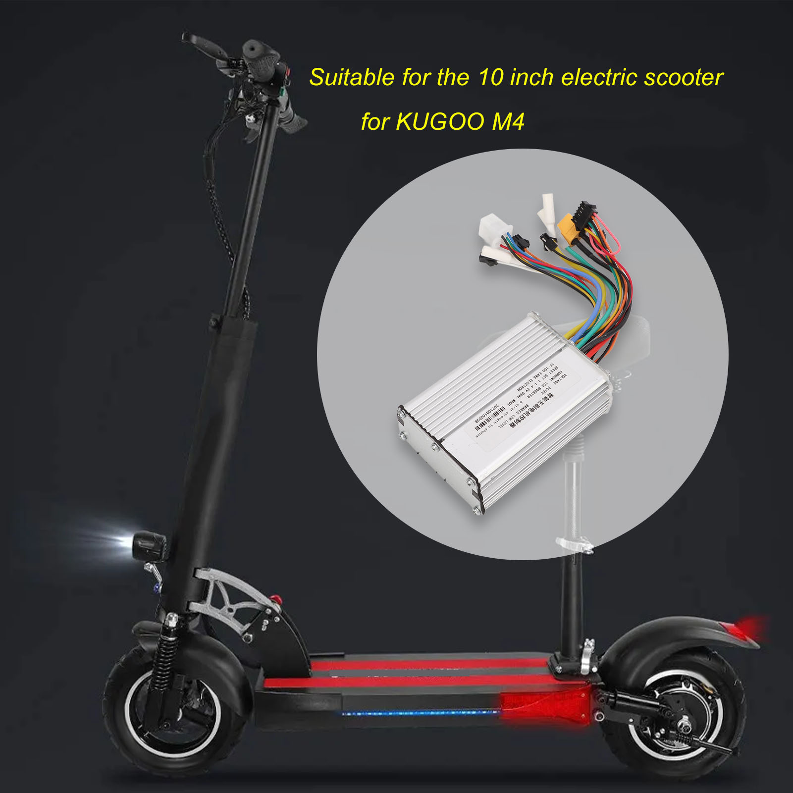 Ymtze Bộ kiểm soát động cơ không cần chổi than Thông Minh 48V 20A cho xe máy điện cho bộ điều khiển kugoo M4 loại 2 bánh