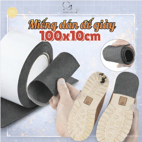 Miếng Dán Đế Giày Chống Trượt, Tự Dính – Giảm Ồn, Dễ Cắt Theo Đế