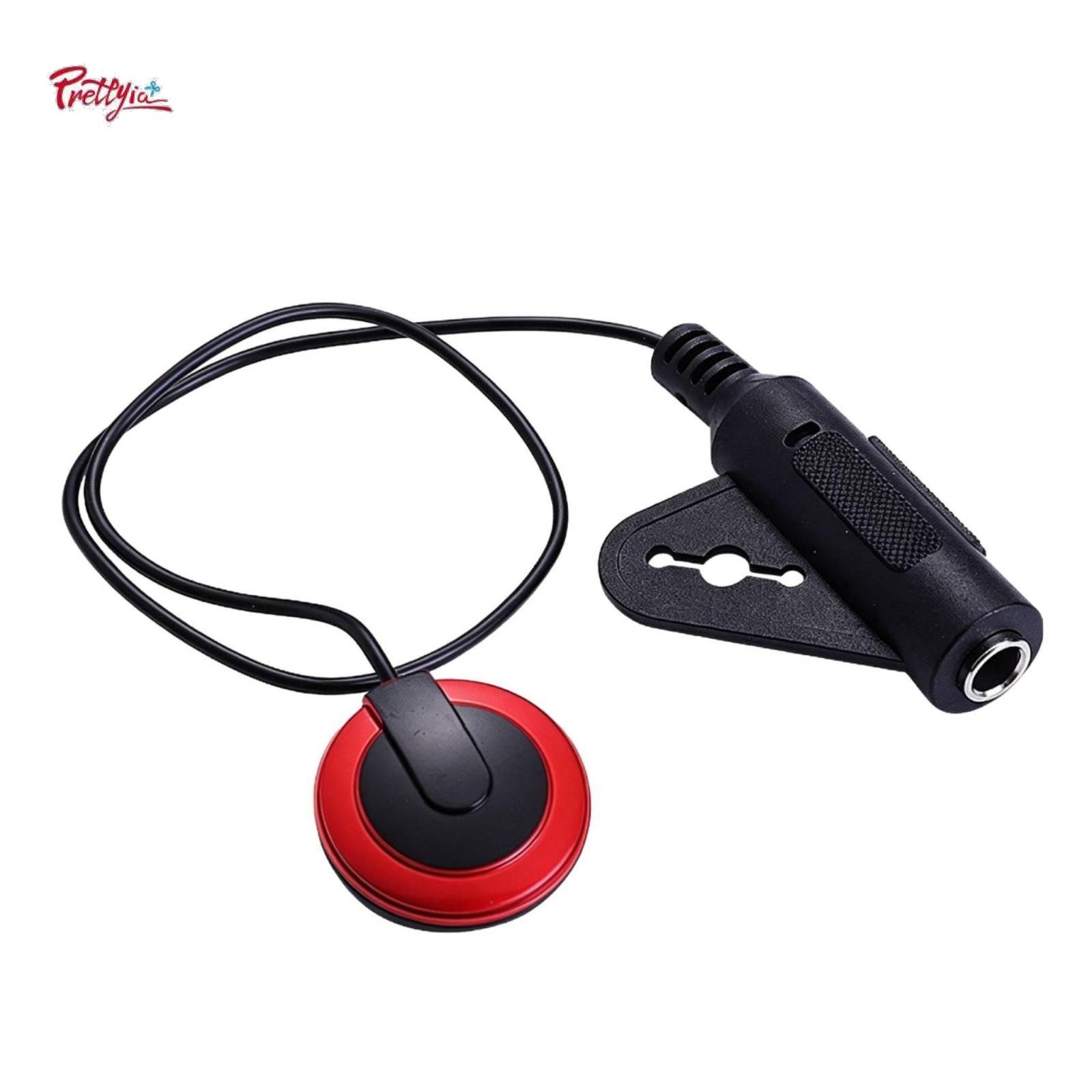 Prettyia String Sound Amplifier Resonance Contact Mic Piezo Pickup for Acoustic Guitar Quick Mount ABS Plastic Body ราคา 4,440 บาท*ส่งฟรี