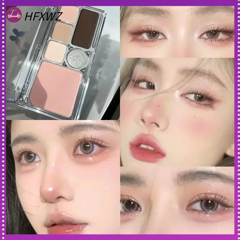 HFXWZ Chống Mồ Hôi Bảng phấn mắt Thời trang Không thấm nước Bảng màu trang điểm Mỹ phẩm Chuyên nghiệp Nhũ mờ Phụ nữ