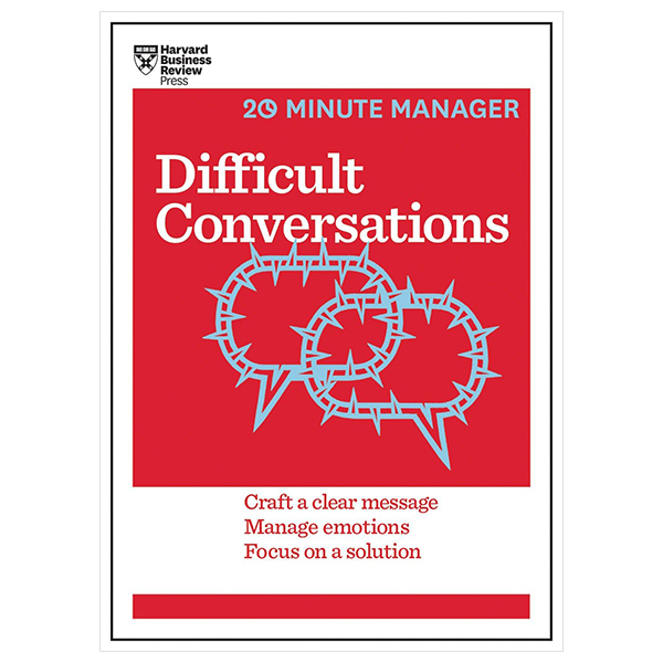 Sách Ngoại Văn - Fahasa - Difficult Conversations (HBR 20-Minute Manager Series)