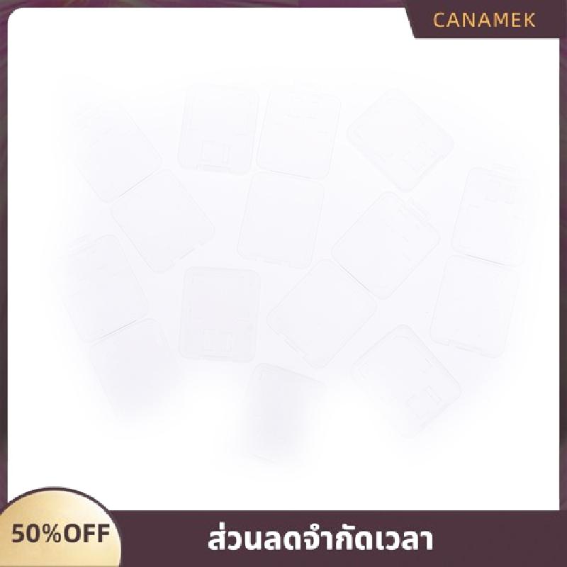 【ส่วนลด 50%】S.sss กล่องเก็บการ์ดหน่วยความจำ SD 10ชิ้นกล่องใส่ซิมการ์ด TF พลาสติกใสที่ใส่ซิมการ์ด TF SDHC MMC XD CF ฝาครอบป้องกัน ราคา 28 บาท*ส่งฟรี