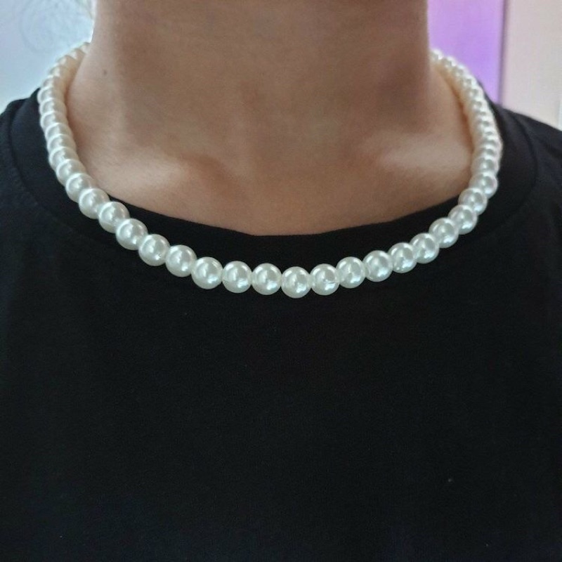 Pearl Necklace for Men and Women by 