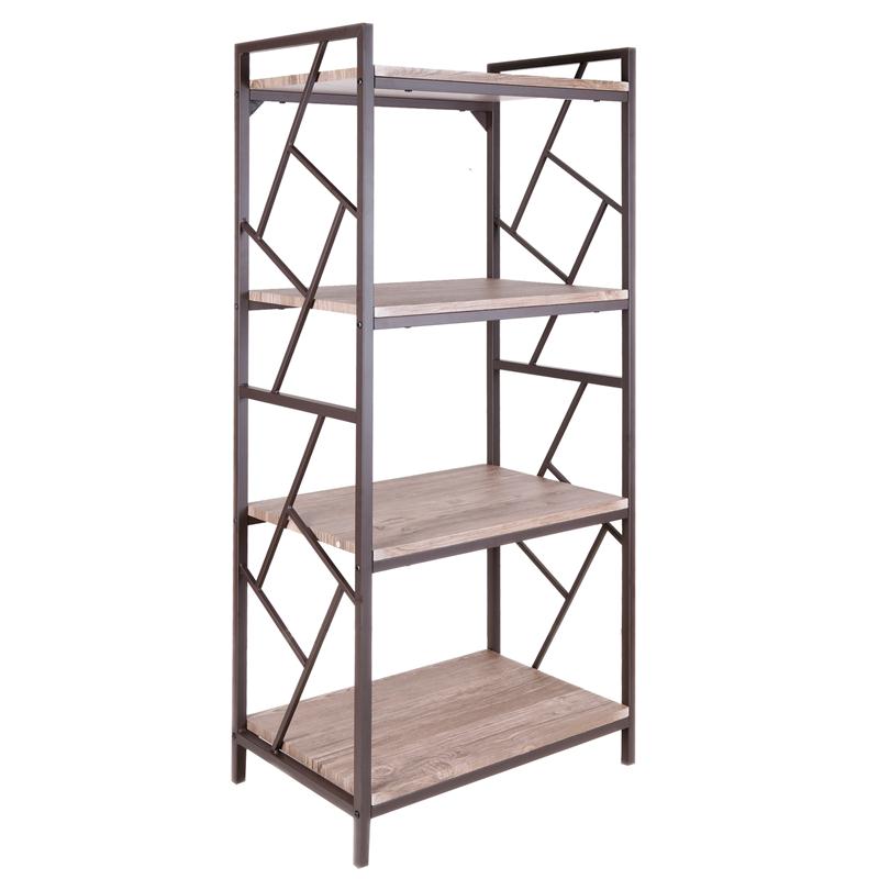 FURRADEC ชั้นวางหนังสือ 4 ชั้น รุ่น BS-1617 สีวอลนัท ราคา 2,194 บาท*ส่งฟรี