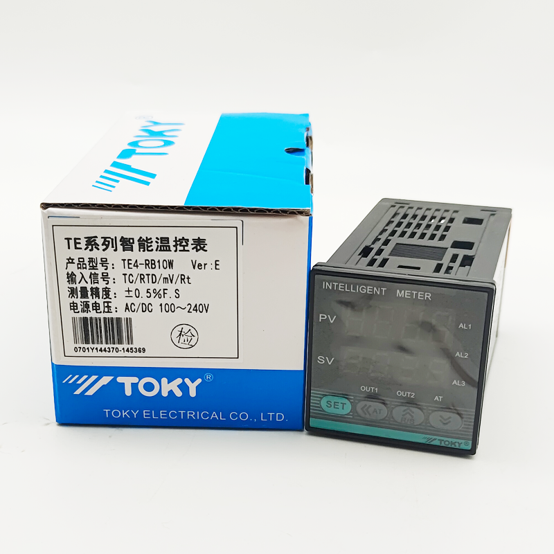 TE4-RB10W Bộ Điều Khiển Nhiệt Độ TOKY Nguồn 100-240V, Đầu ra Rơ-le, 1 cảnh báo, Không RS485, Đầu vào TC/RTD | Tùy chọn TE4-RB10W TE4-SC18W TE4-DC10W | Đa Dạng Model | Hỗ Trợ 24V & Tùy Chỉnh | Độ Chính Xác Cao
