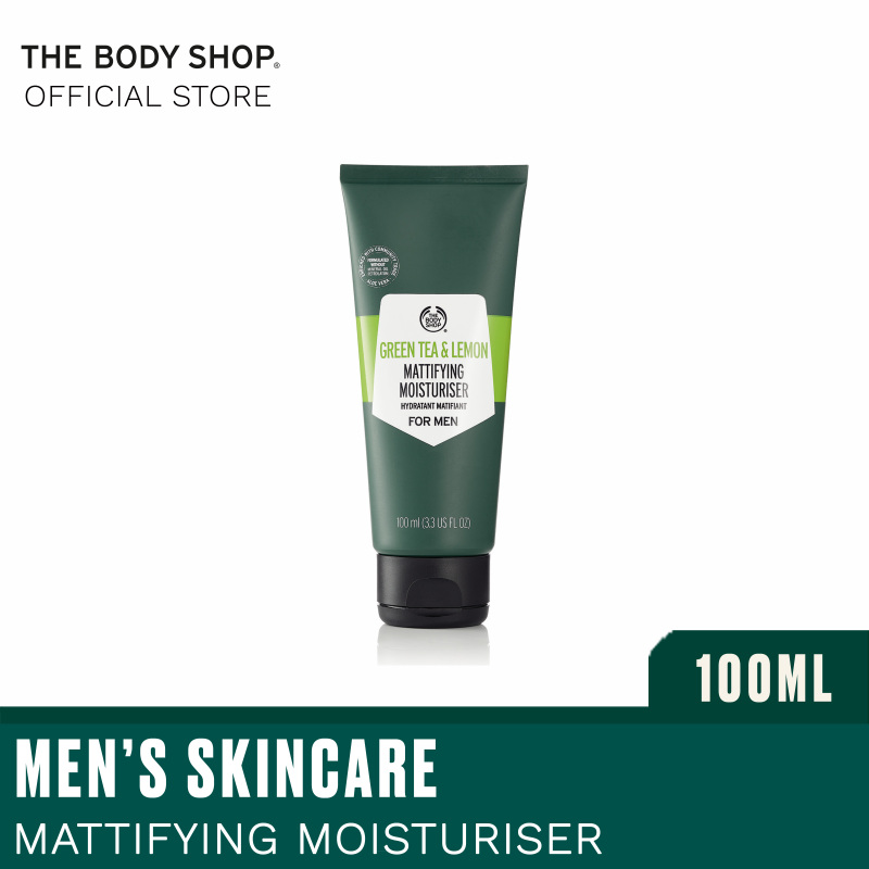 Buy The Body Shop Green Tea and Lemon Mattifying Moisturiser For Men 100ml Singapore