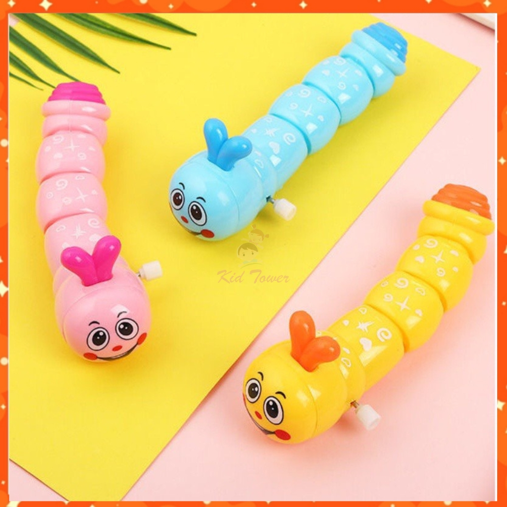 Con sâu đồ chơi vặn cót chạy đà cực dễ thương cho bé - Kid Tower