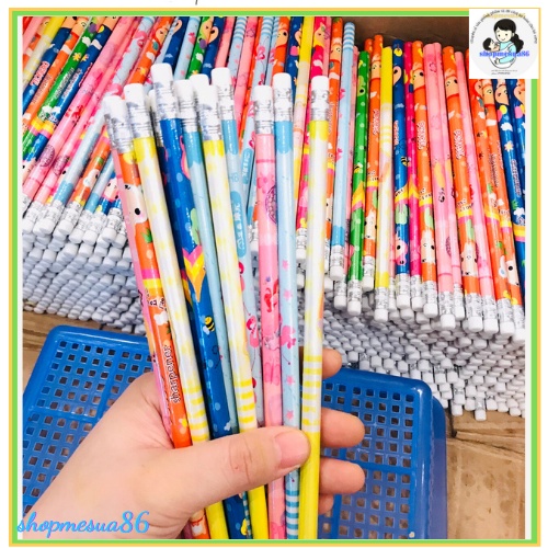 Bút chì HB hoạt hình dễ thương cho bé