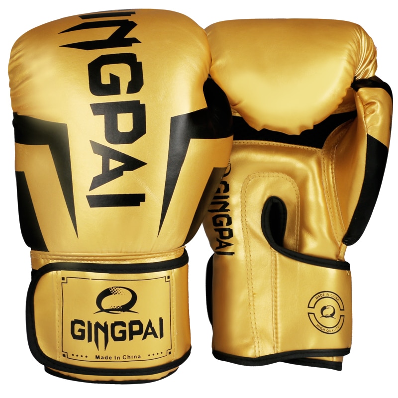 HIGH Quality Adults Women Men Boxing Gloves Leather MMA Muay Thai Boxe De