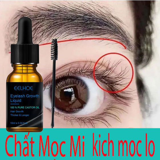 Serum mọc mi đa chức năng, Tinh chất dưỡng dài mi [10ml] giúp lông mi mọc dài và dày hơn hiệu quả trong 7 ngày, Thúc đẩy sự phát triển dày và nhanh chóng của lông mi, lông mày và chân tóc