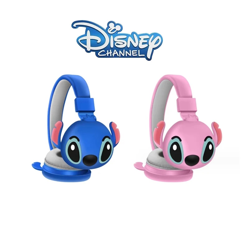 Disney TK-688G Stitch Cartoon Earphones Foldable Heavy Bass Children s