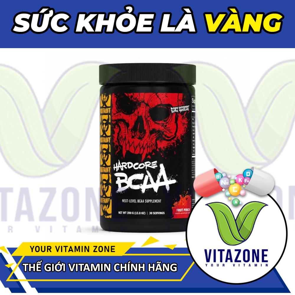 Mutant Hardcore BCAA (30 Lần Dùng) - Bột Bổ Sung Amino Acid Hỗ Trợ Sức Khỏe Nam Giới