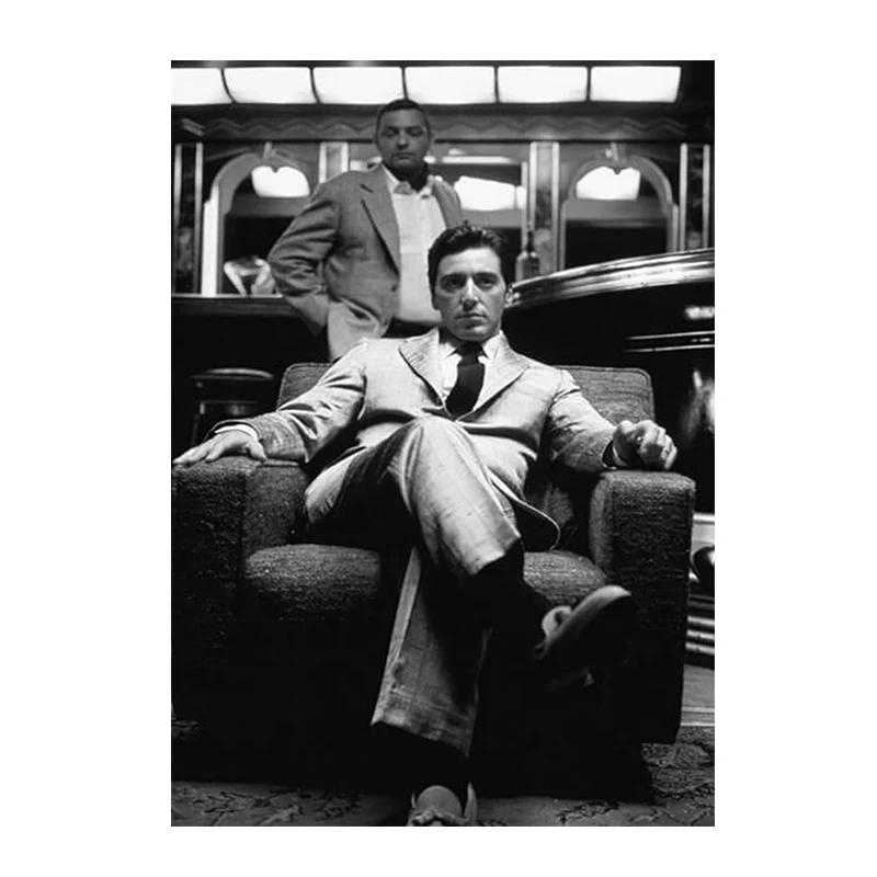 Poster Phim The Godfather In Vải Canvas - Tác Phẩm Nghệ Thuật Treo Tường Cổ Điển Cho Phòng Khách 042